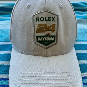 Rolex 24 Daytona White Adjustable Strapback Hat Cap 2020